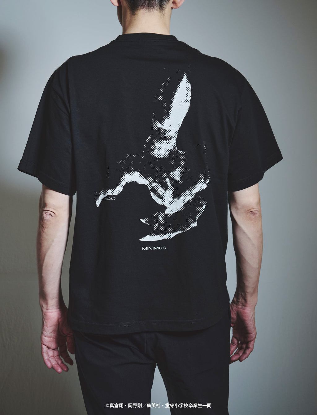 【非売品未開封】フロントミッション 地獄の壁Tシャツ 地獄先生ぬ～べ～×MINIMUS】Hell Teacher Hand Back Print Tee ｜ 背後