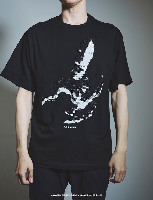 【地獄先生ぬ~べ~×MINIMUS】Hell Teacher Hand Front Print Tee
