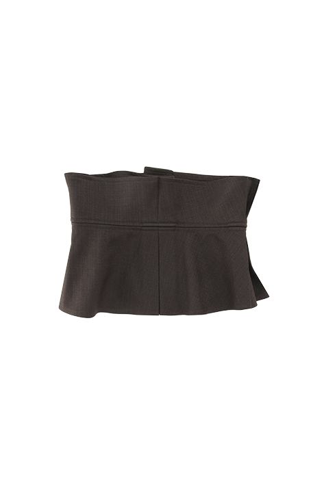 PEPLUM OVER BELT