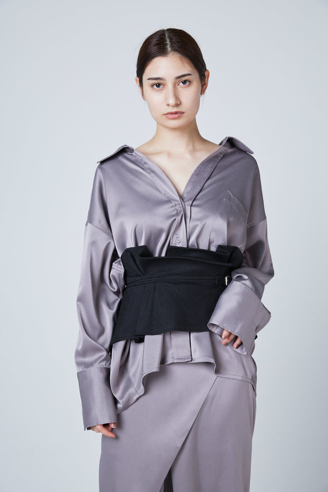 PULLBACK SATIN SHIRTS