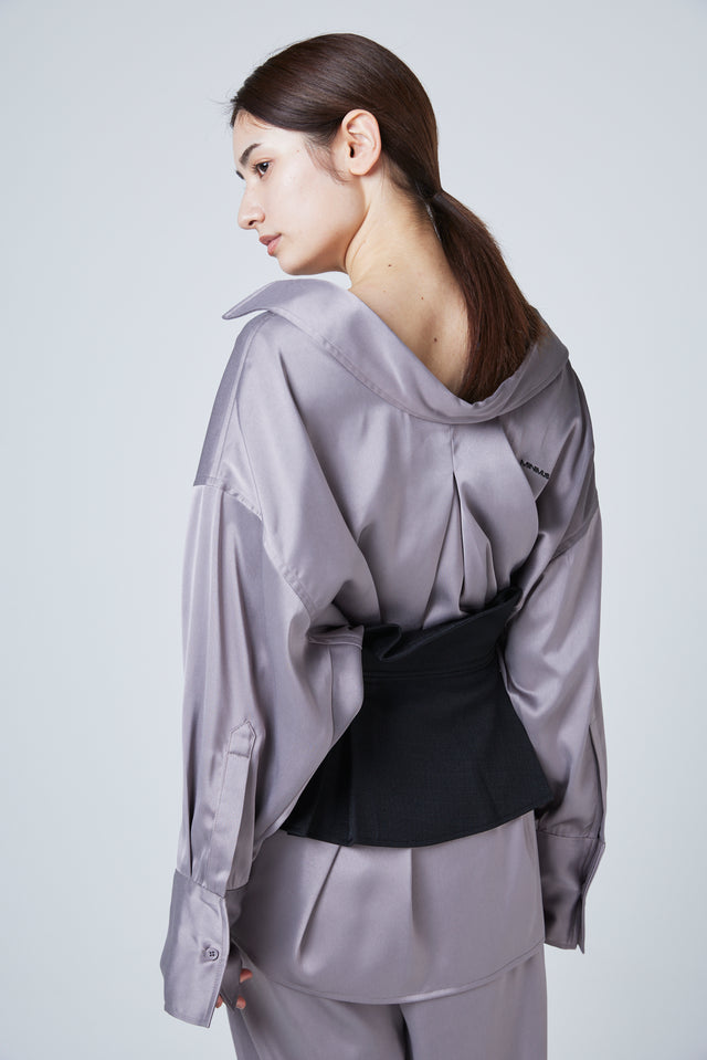 PEPLUM OVER BELT
