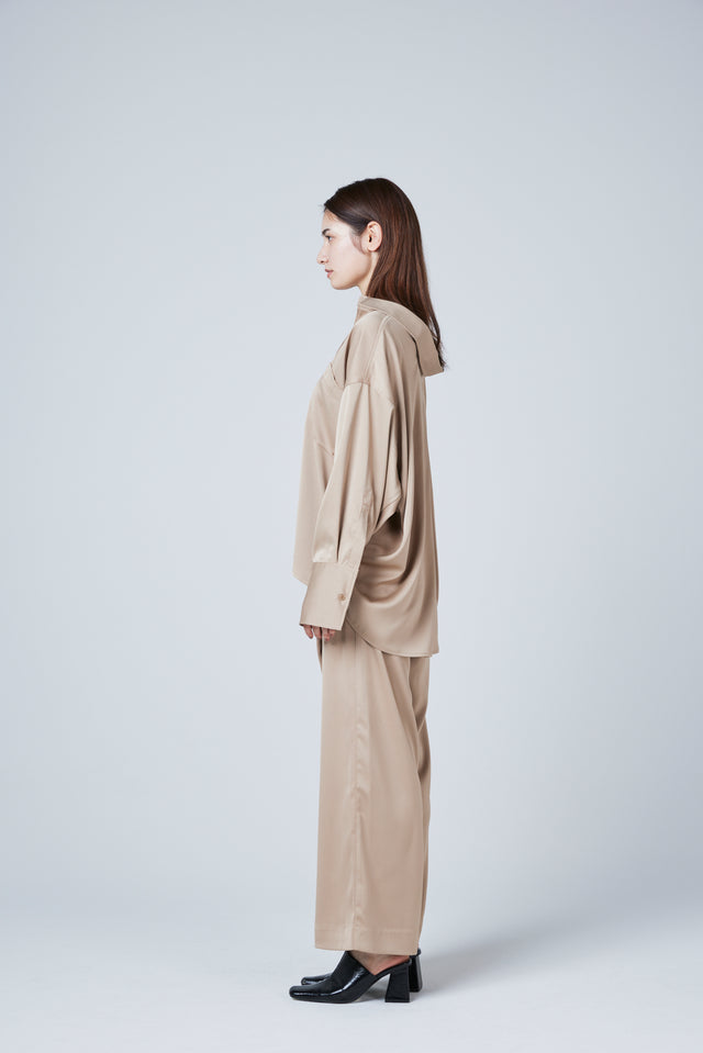 PULLBACK SATIN SHIRTS