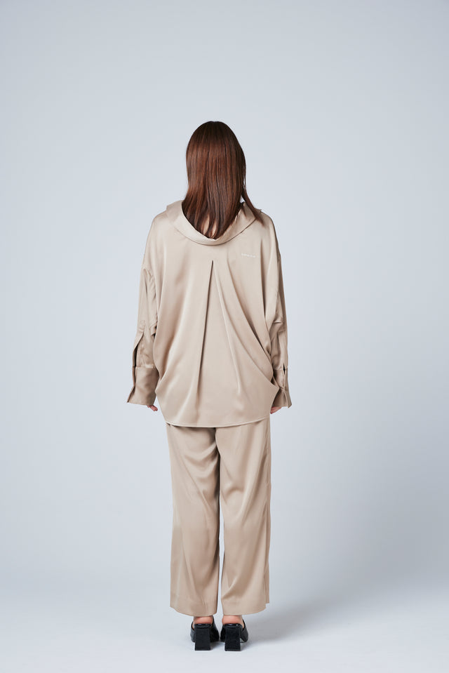 PULLBACK SATIN SHIRTS