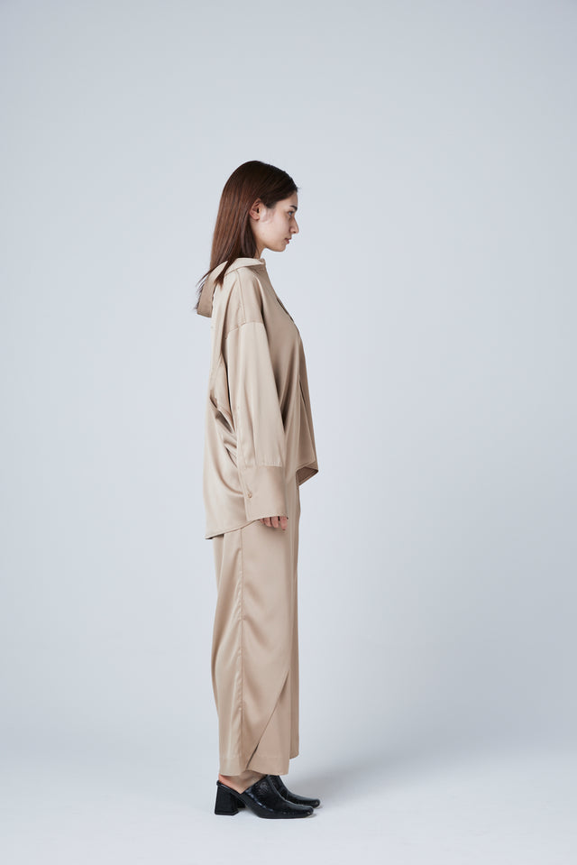 PULLBACK SATIN SHIRTS