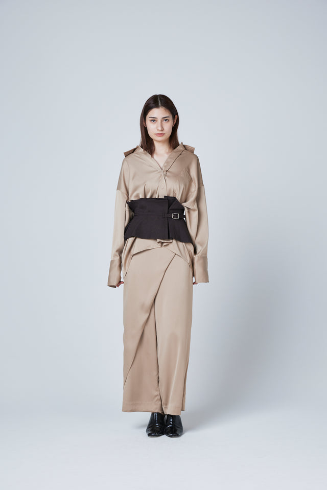 PEPLUM OVER BELT