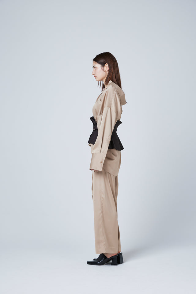 PEPLUM OVER BELT
