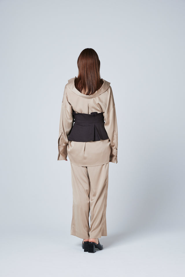 PEPLUM OVER BELT