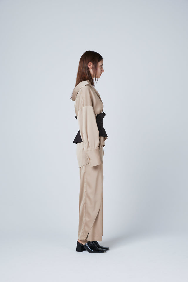 PEPLUM OVER BELT