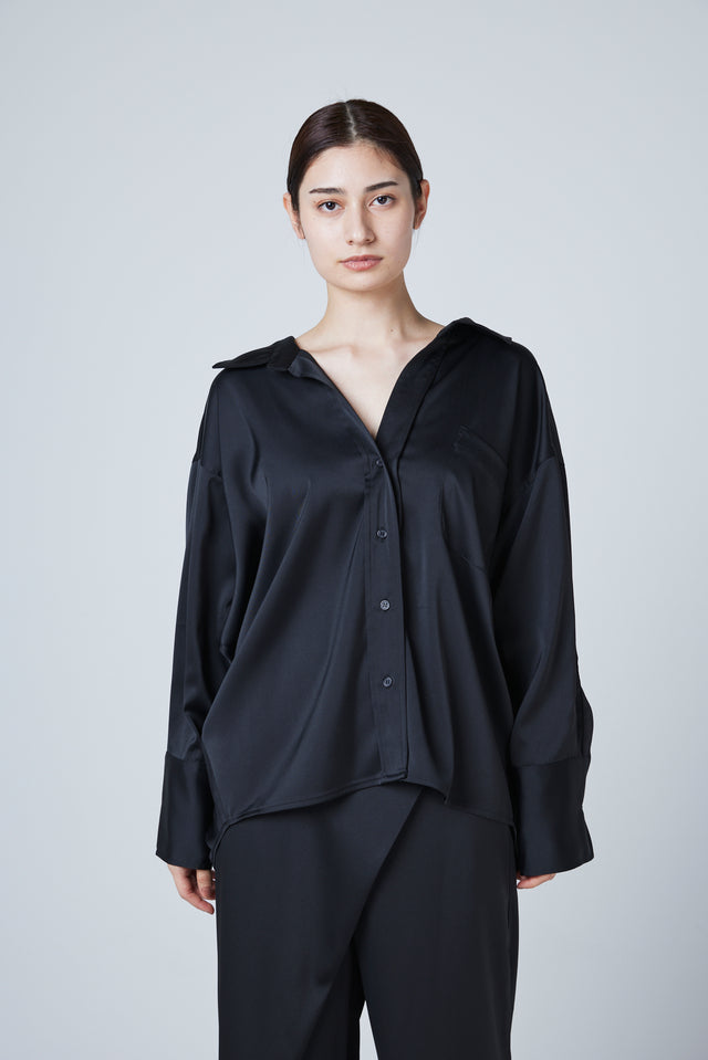 PULLBACK SATIN SHIRTS