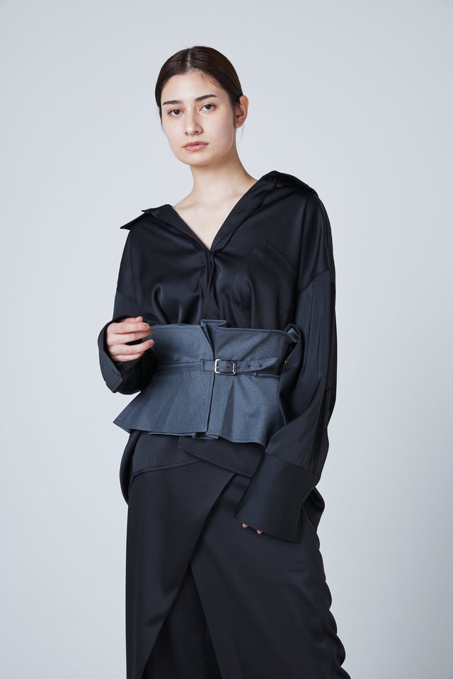 PEPLUM OVER BELT