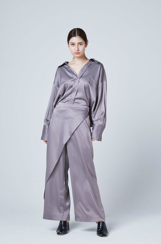 PULLBACK SATIN SHIRTS