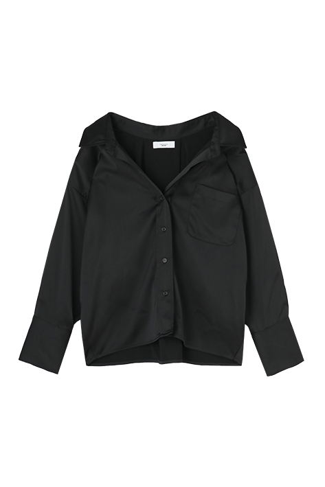 PULLBACK SATIN SHIRTS