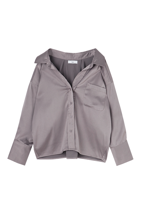 PULLBACK SATIN SHIRTS