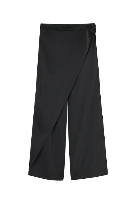 WRAP SATIN PANTS
