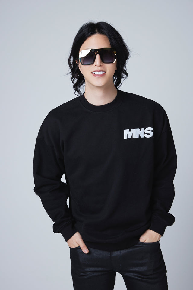 MNS PATCH CREWNECK