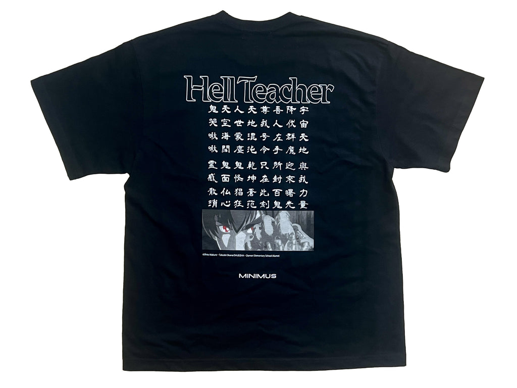 地獄先生ぬ～べ～×MINIMUS】Hell Teacher Eyes Tee ｜ 背面に宿る視線