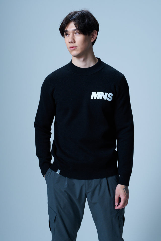 MNS PATCH SLIM FIT KNIT