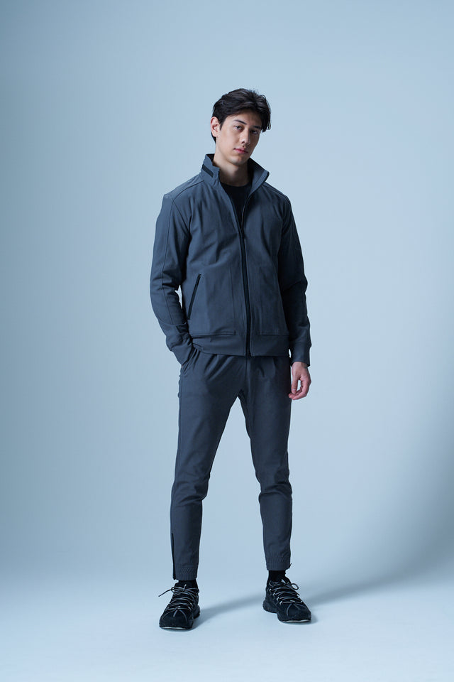 STAND COLLAR ZIP UP BLOUSON