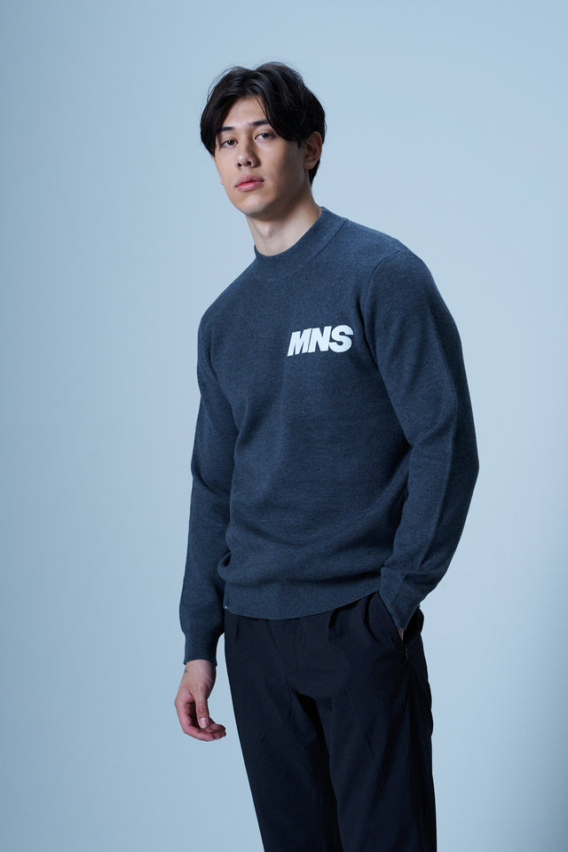 MNS PATCH SLIM FIT KNIT