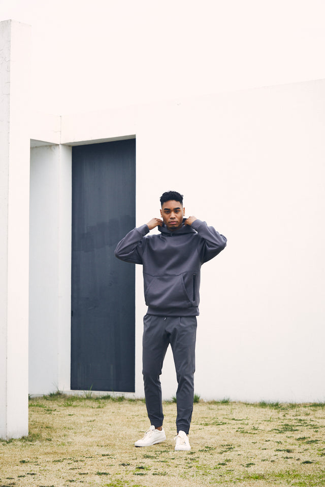 SIDE ZIP POCKET HOODIE