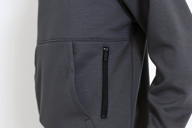 SIDE ZIP POCKET HOODIE