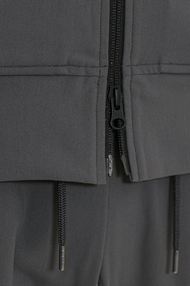 STAND COLLAR ZIP UP BLOUSON