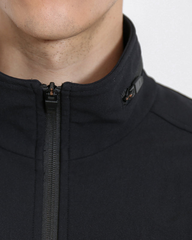 STAND COLLAR ZIP UP BLOUSON