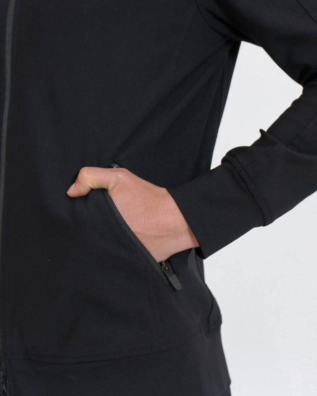 STAND COLLAR ZIP UP BLOUSON