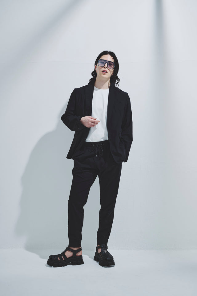 ACTIVE JERSEY PANTS｜4WAYハイキックバック・ワンタック｜ウエストドローコード・次世代セットアップスラックス