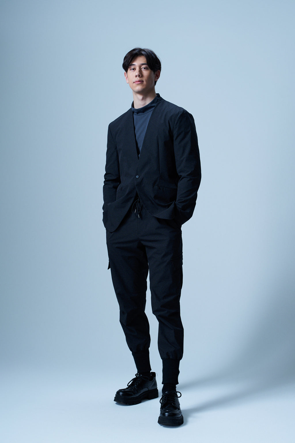 ジャケット・アウター ReZARD setup no collar jacket cropped ReZARD setup no collar jacket cropped