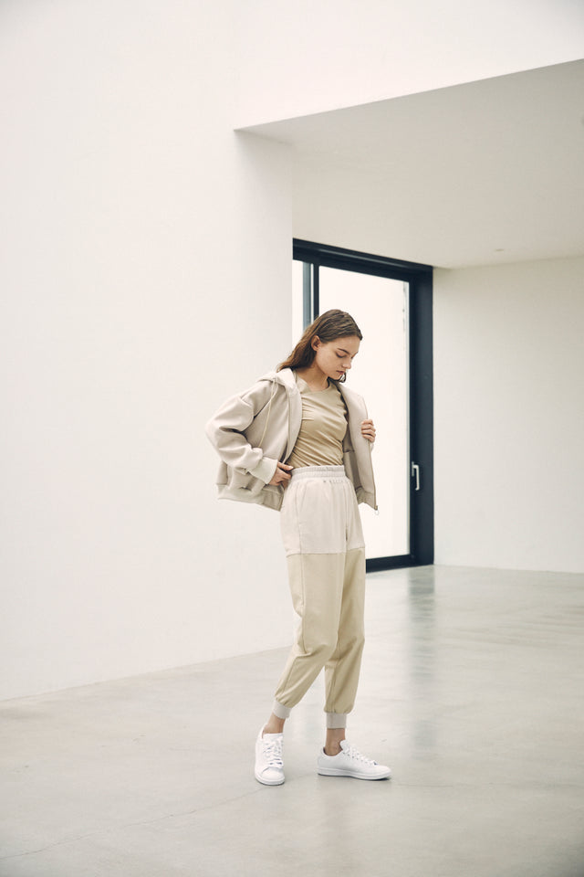ECO LEATHER DOCKING SWEAT PANTS